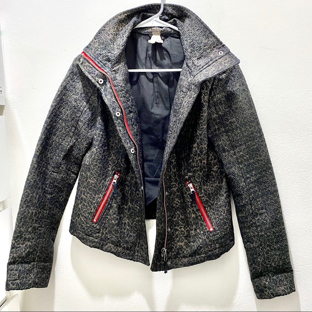 ✨ Free People We The Free | Leopard Moto Jacket - Picture 2 of 8